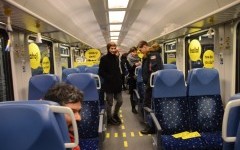FOTO: Bratislavu s Viedňou spája jedinečný umelecký vlak