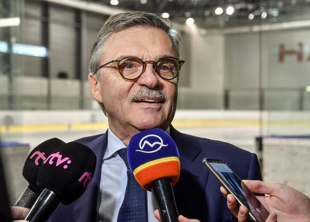 René Fasel je spokojný s prípravami majstrovstiev sveta v hokeji 2019