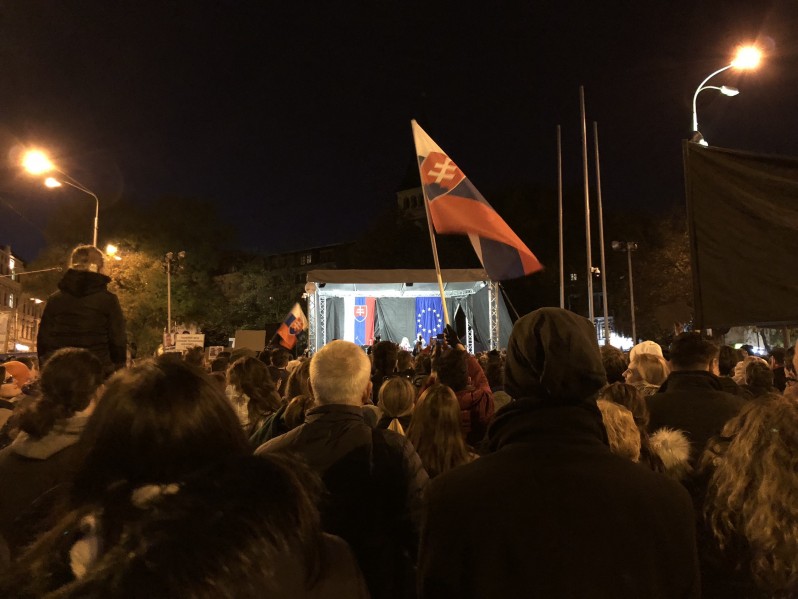 Slováci opäť demonštrovali za slušnú krajinu