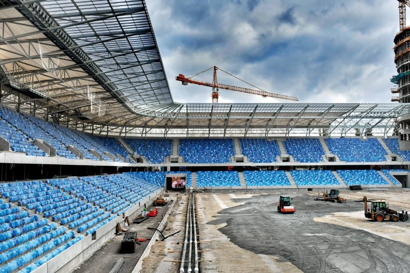 FOTO: Rastie do krásy. Národný futbalový štadión je takmer hotový