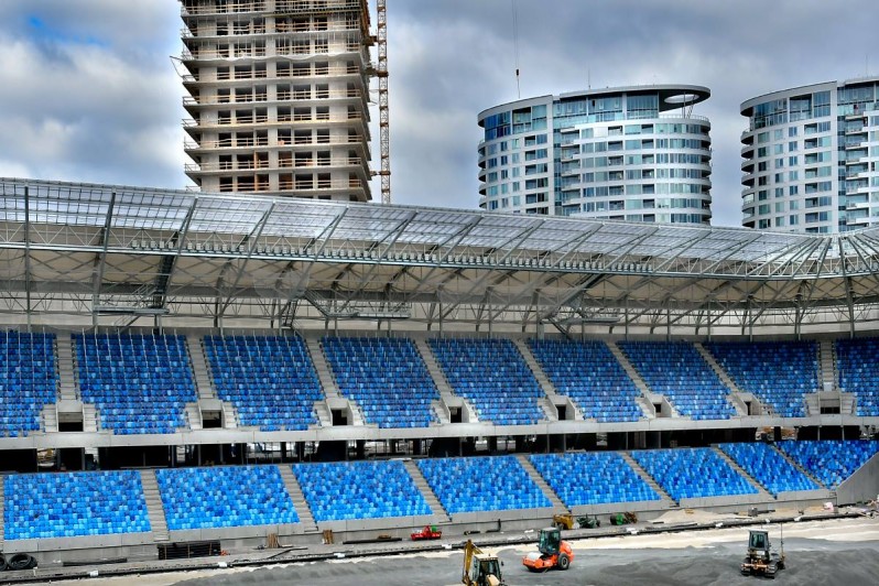 FOTO: Rastie do krásy. Národný futbalový štadión je takmer hotový